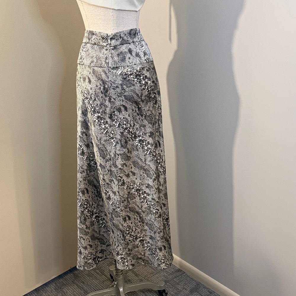 Free People Black and Gray Maxi Skirt - Picture 5 of 9